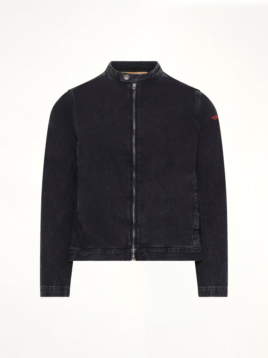 D-GLORY Denim Jacket in Black