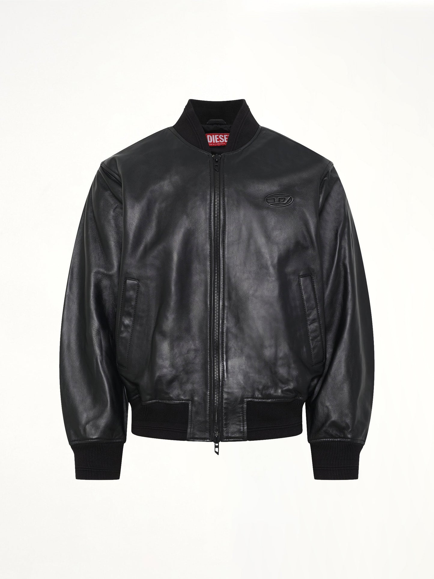 L-TYPE Leather Jacket in Black