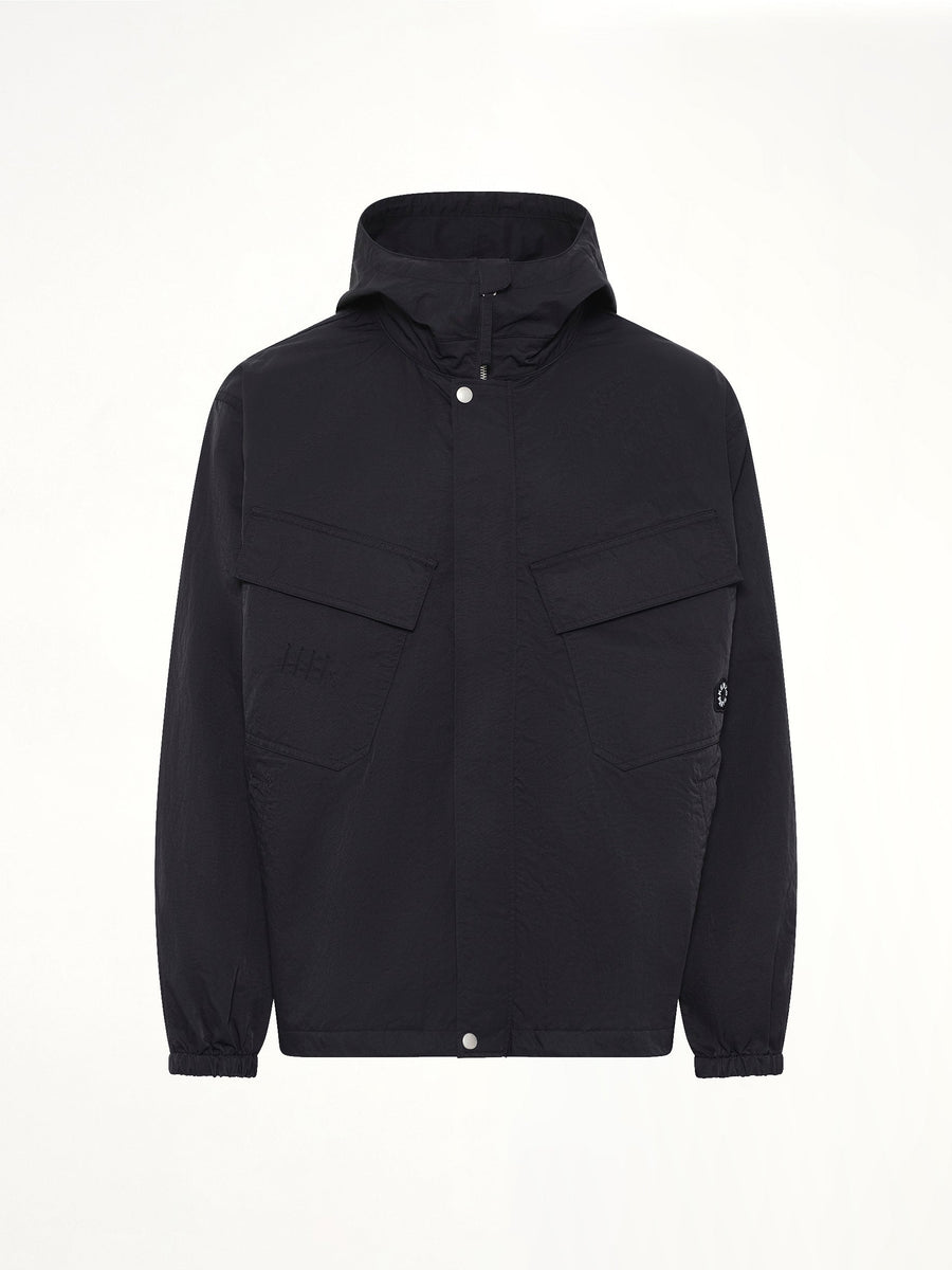 Boke Flower 2.0 Short Windbreaker in Black