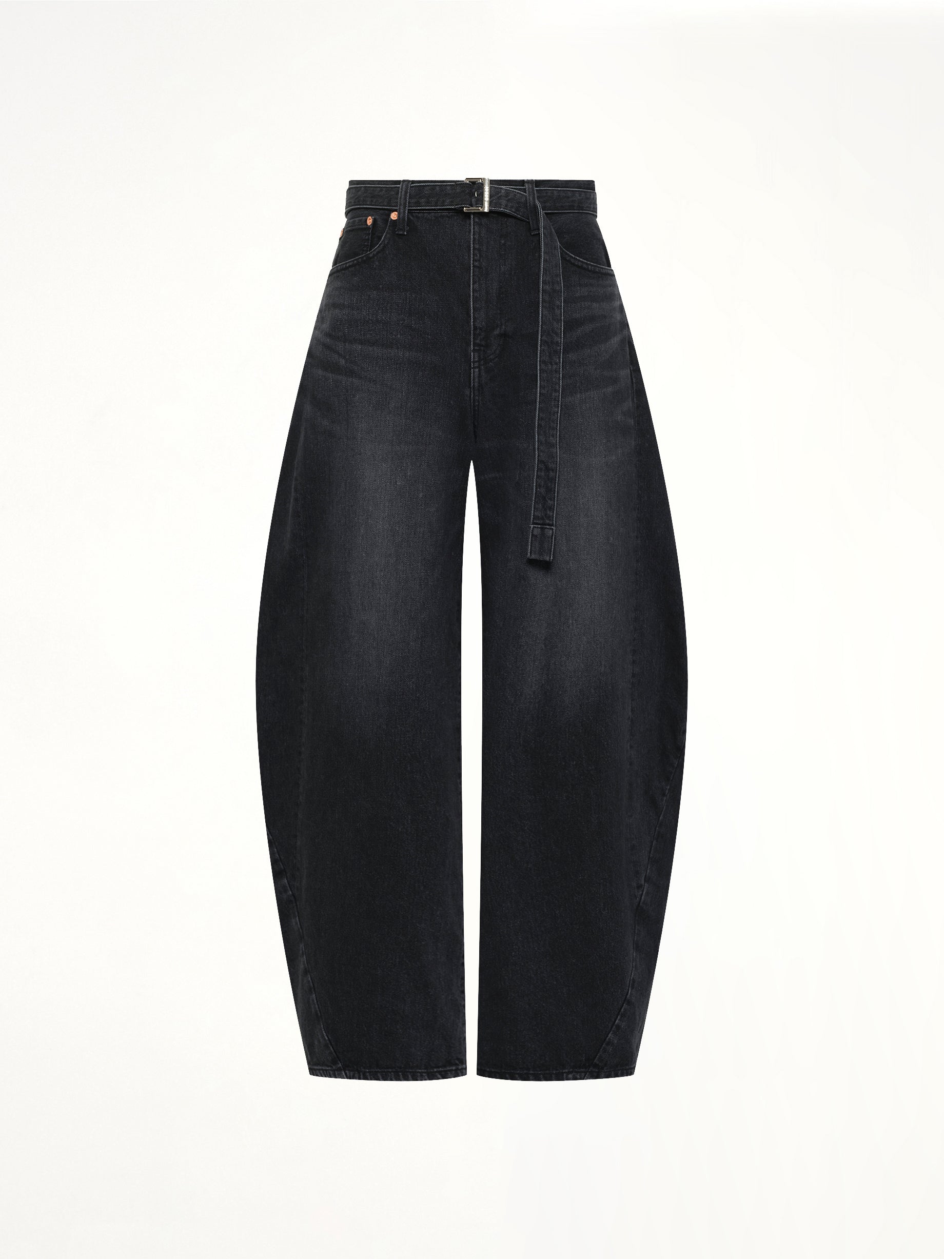 SACAI Denim Pants in Black Product Photo from MARAIS
