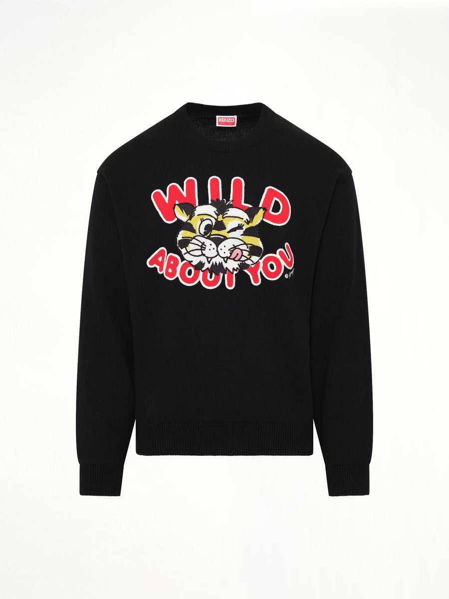 Kenzo Wild Tiger Jumper in Black