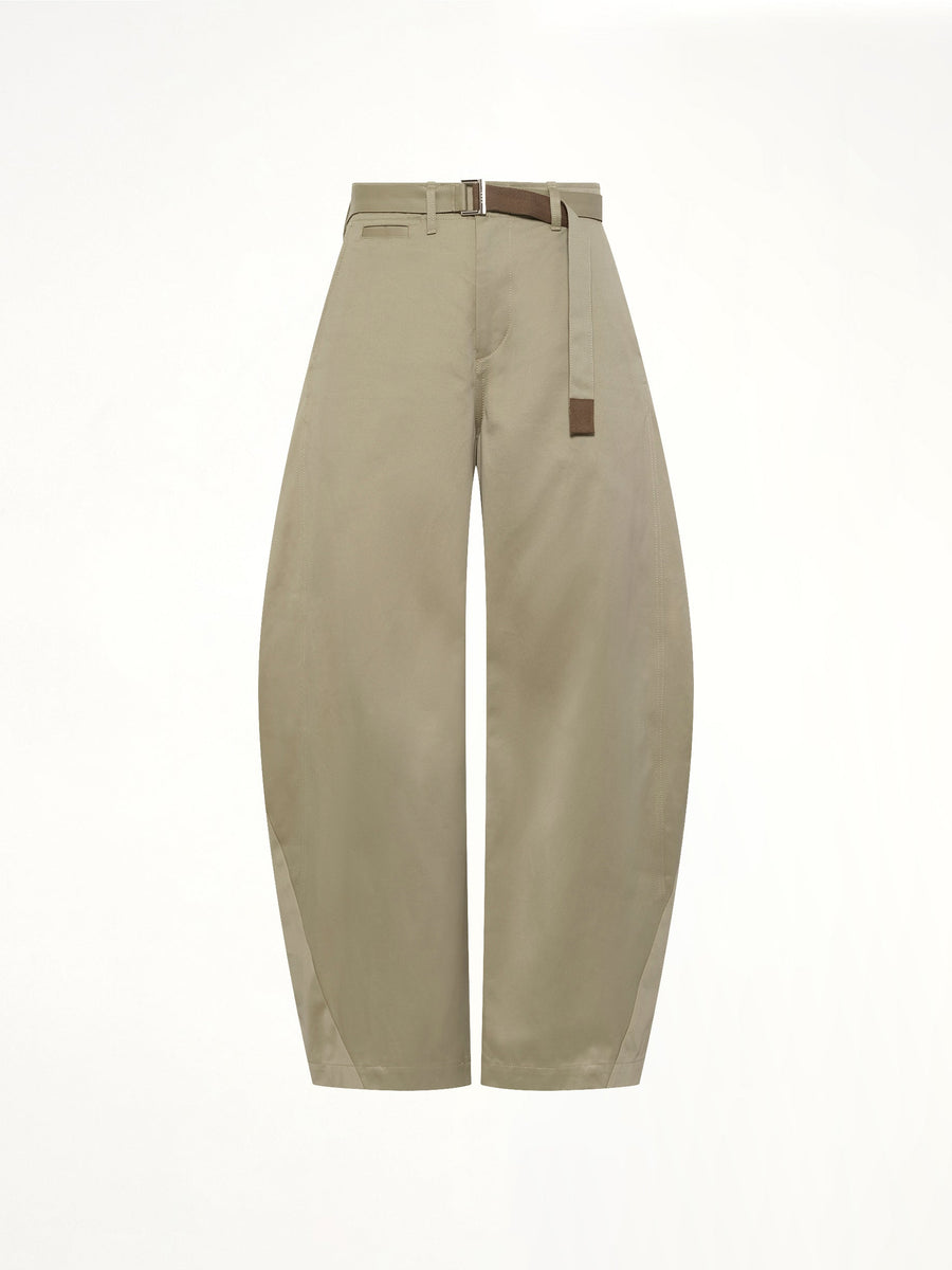 Cotton Chino Pants in Beige