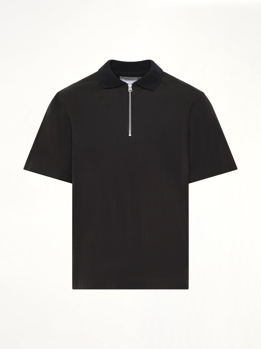 Poplin Pullover in Black