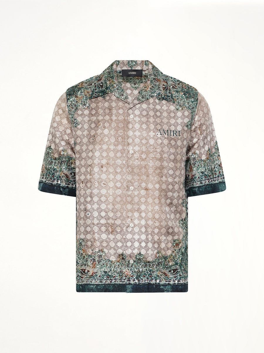 Bandana Bowling Shirt in Multicolour