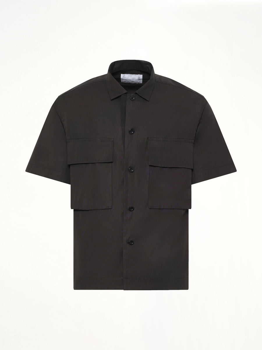 Poplin Shirt in Black