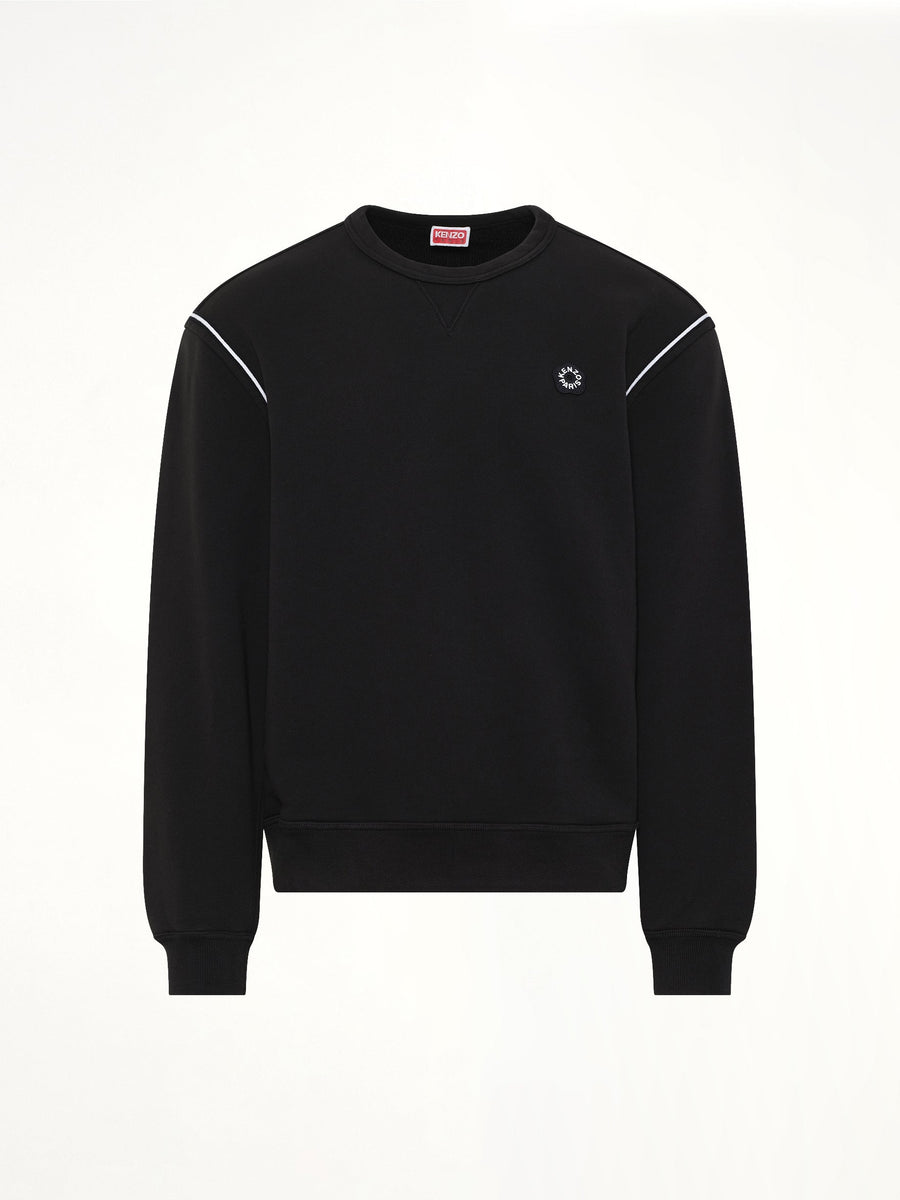 Boke Flower 2.0 Embroidered Classic Sweatshirt in Black
