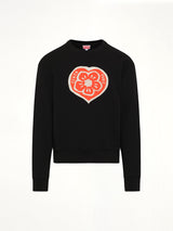 Kenzo Boke Heart Classic Sweatshirt in Black