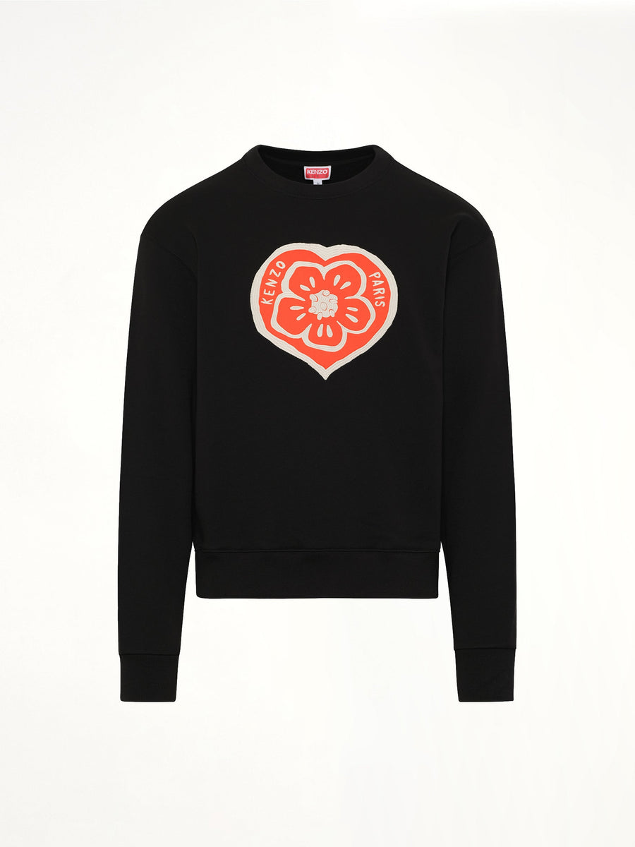 Kenzo Boke Heart Classic Sweatshirt in Black