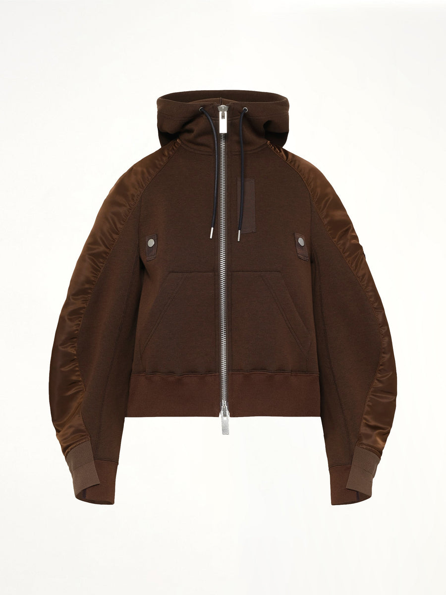 Sponge Sweat Hoodie in Brown