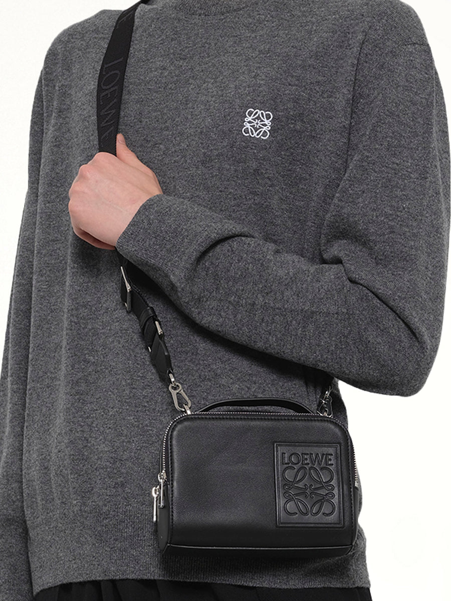 Loewe Patch Camera Bag Mini in Black