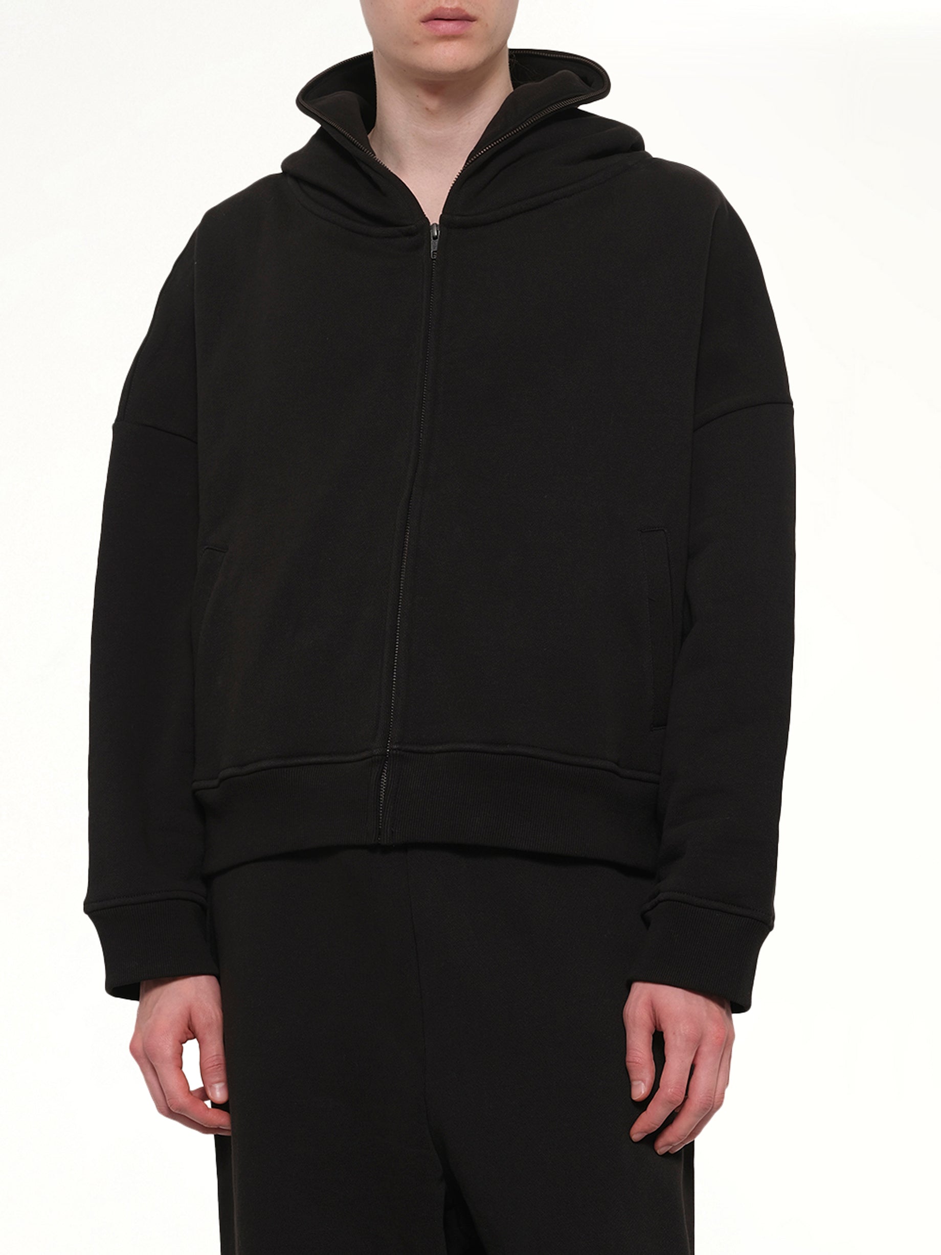 ENTIRE STUDIOS Eternal Zip in Black Detail Shot from MARAIS