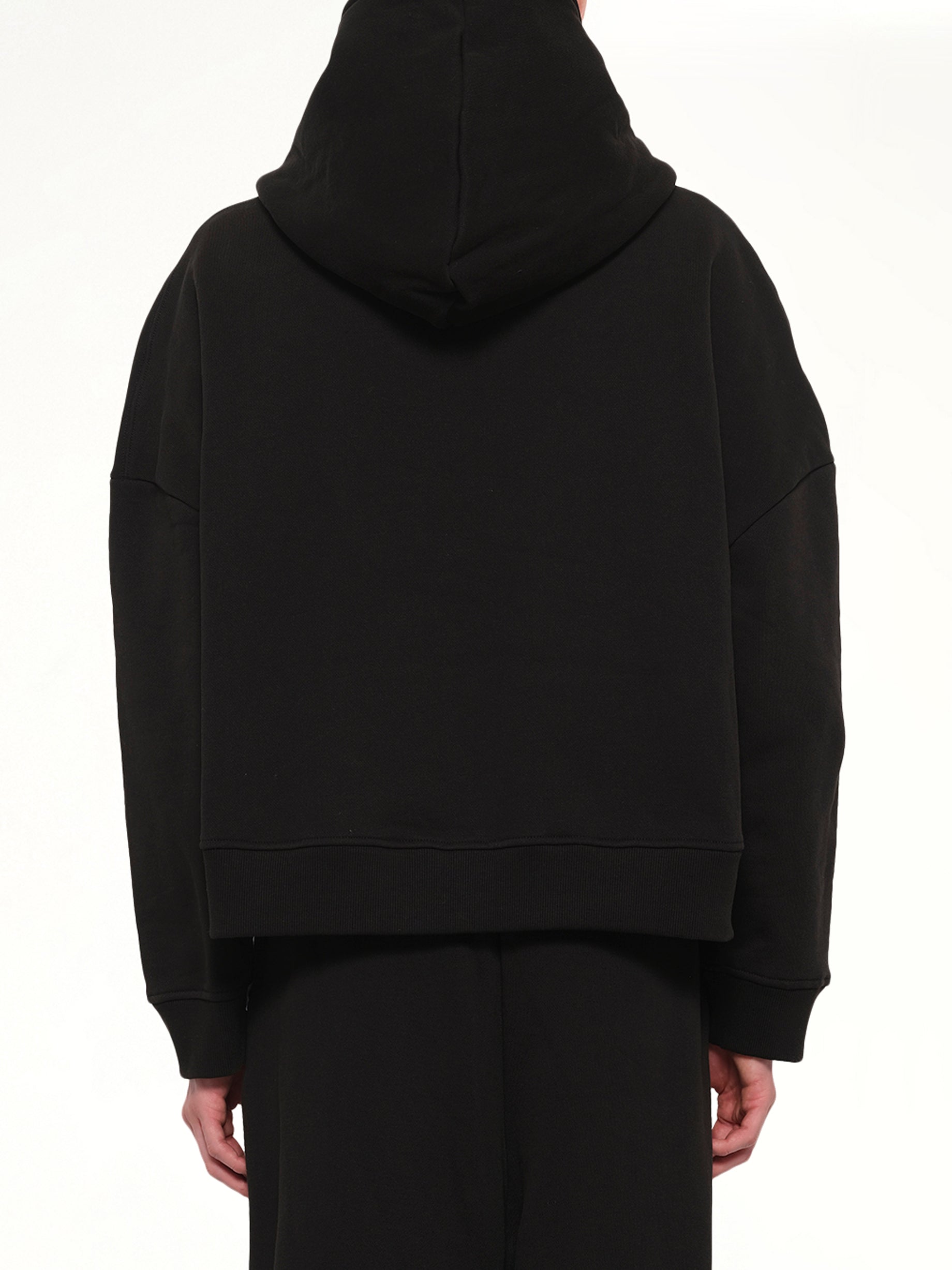 ENTIRE STUDIOS Eternal Zip in Black Back View from MARAIS