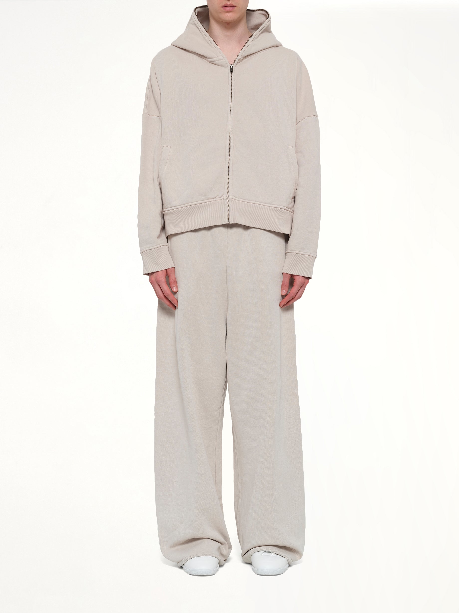 ENTIRE STUDIOS Eternal Zip in Off White Model View from MARAIS