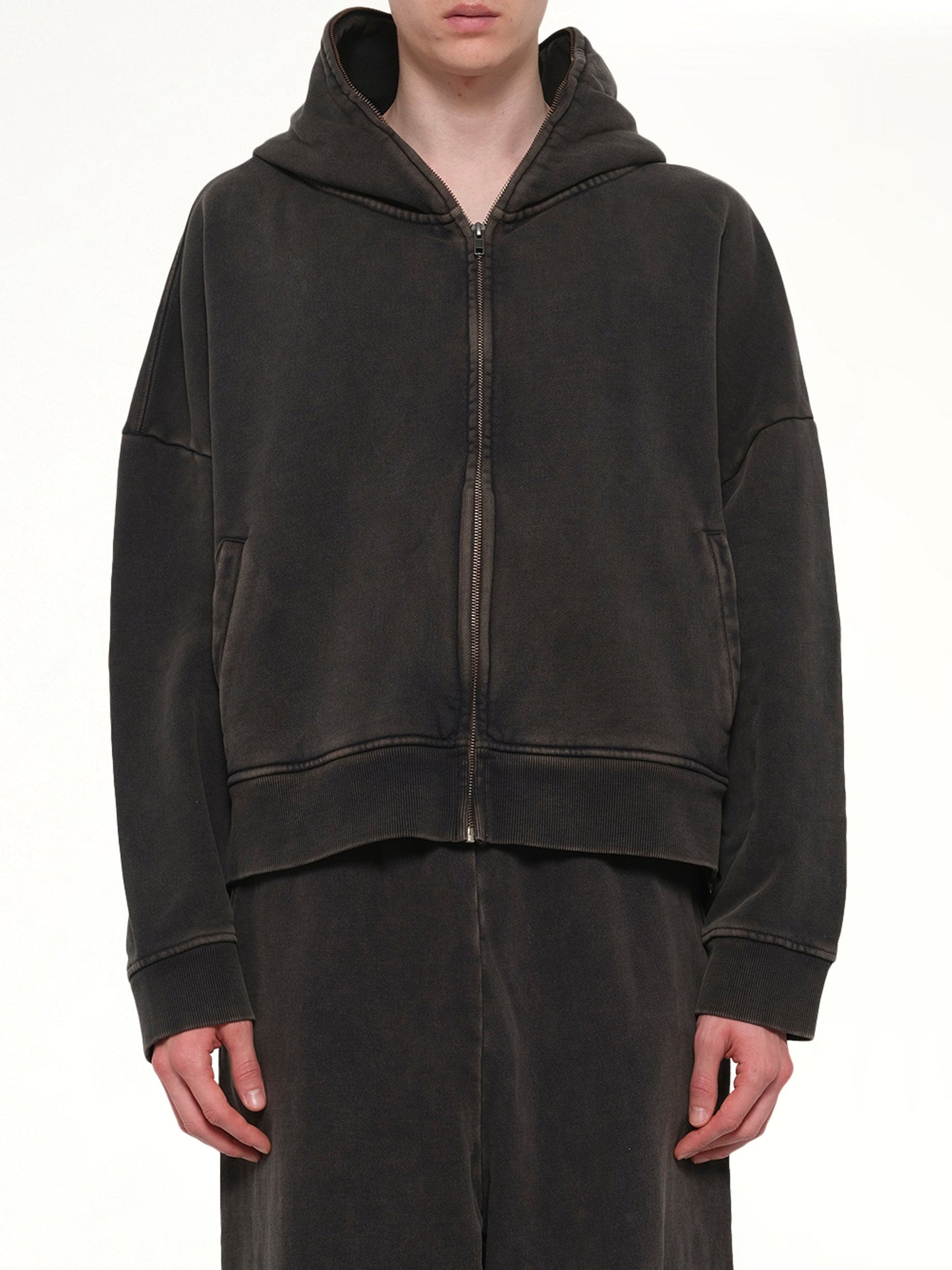 Eternal Zip in Washed Black