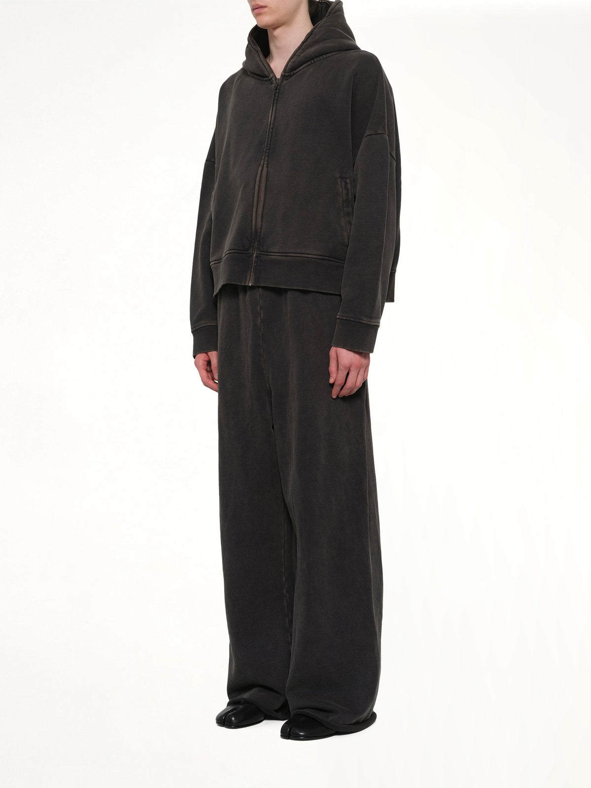 Eternal Zip in Washed Black