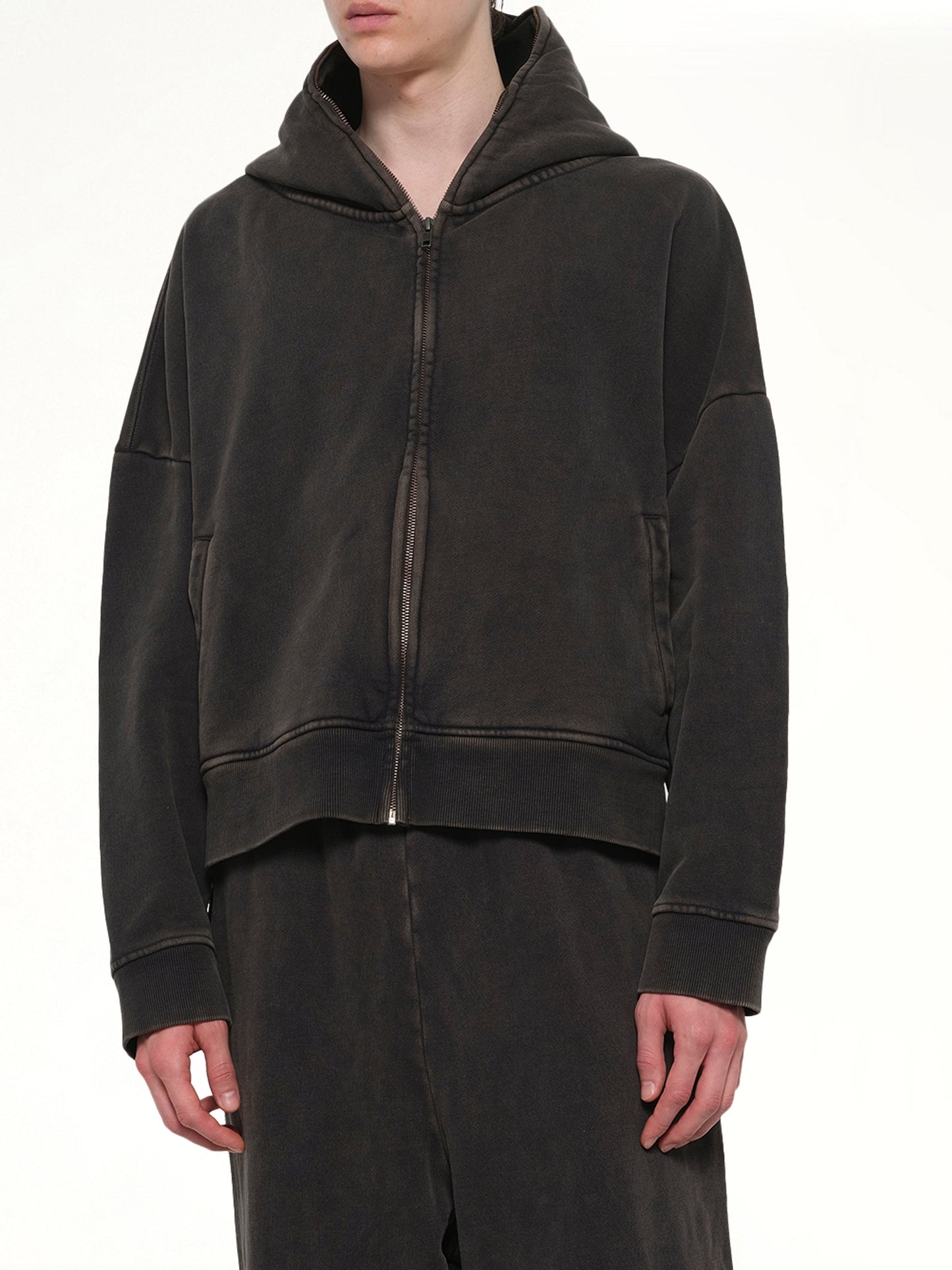 Eternal Zip in Washed Black