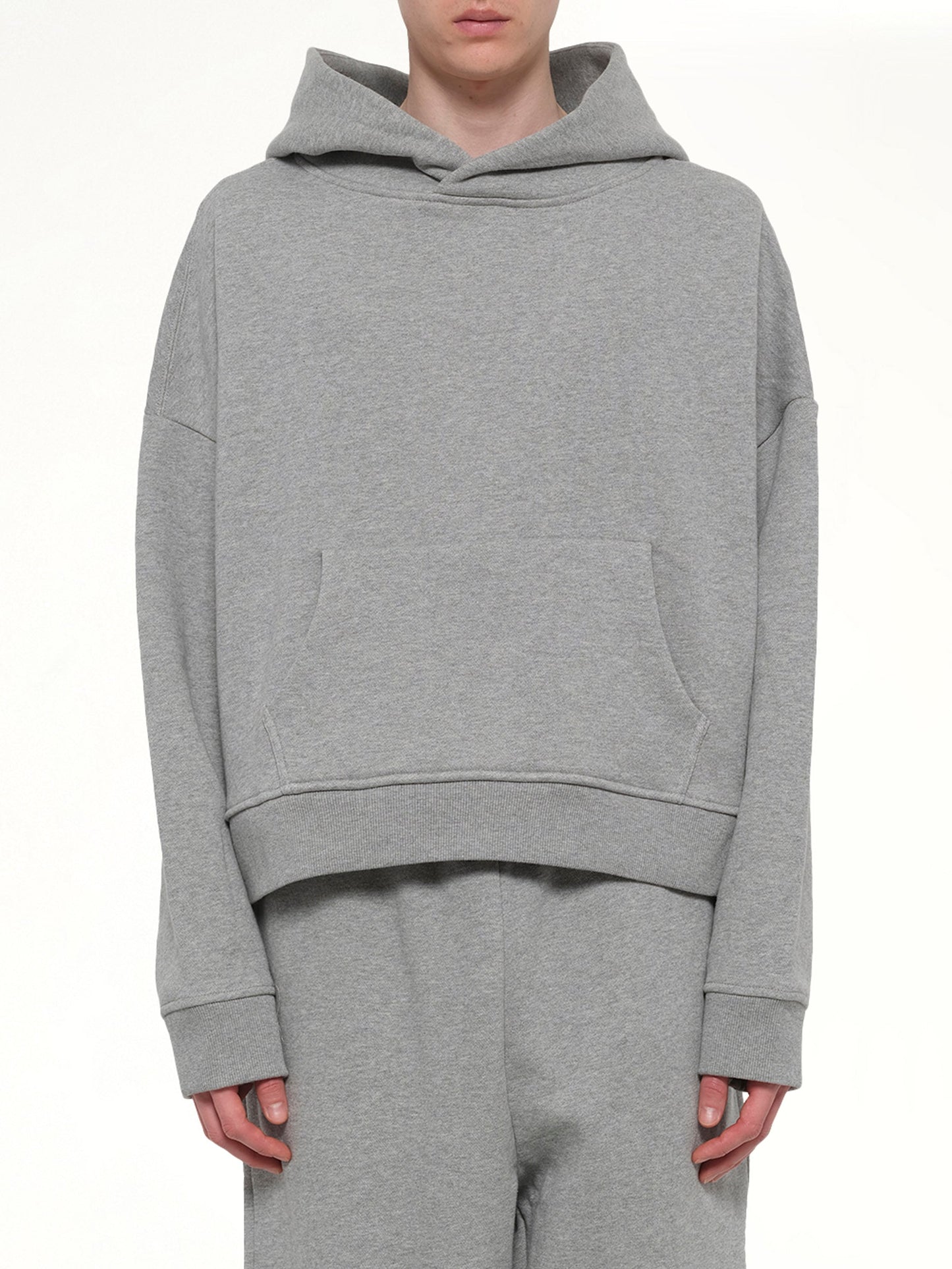 Heavy Hood in Grey Marle