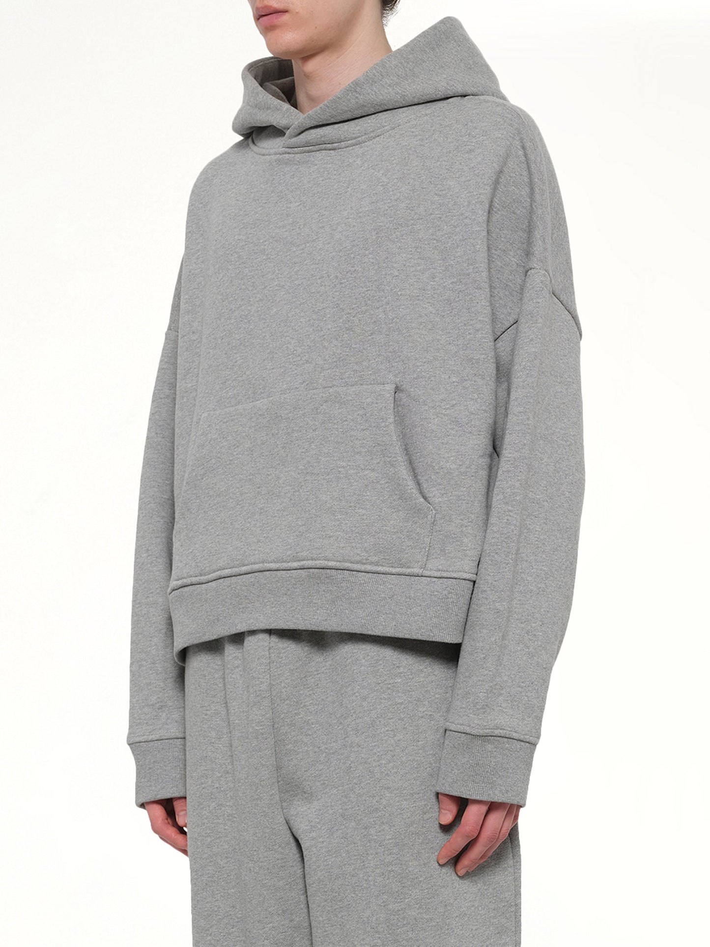 Heavy Hood in Grey Marle
