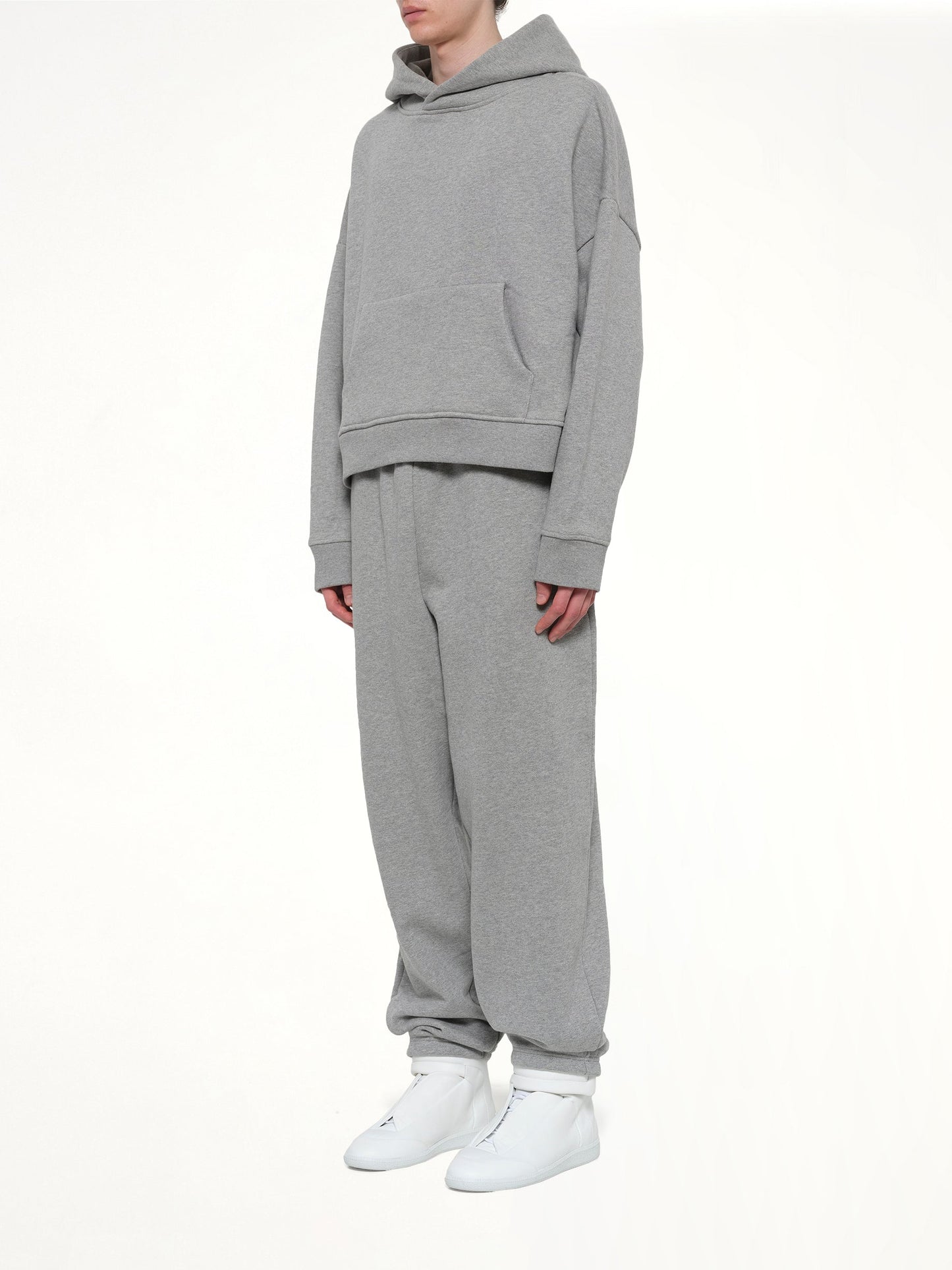 Heavy Hood in Grey Marle