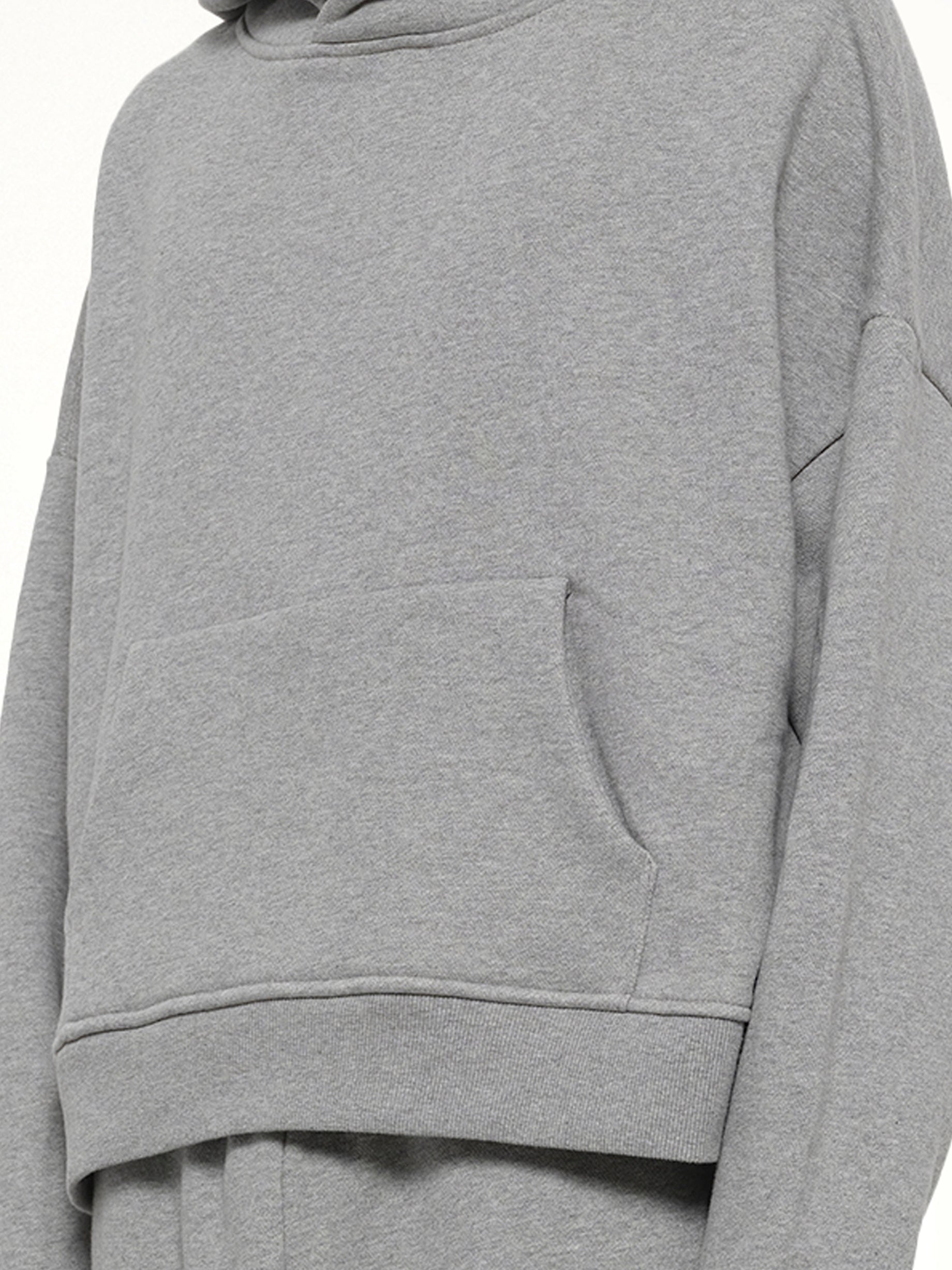 ENTIRE STUDIOS Heavy Hood in Grey Marle from MARAIS