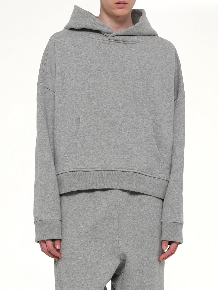 Heavy Hood in Grey Marle