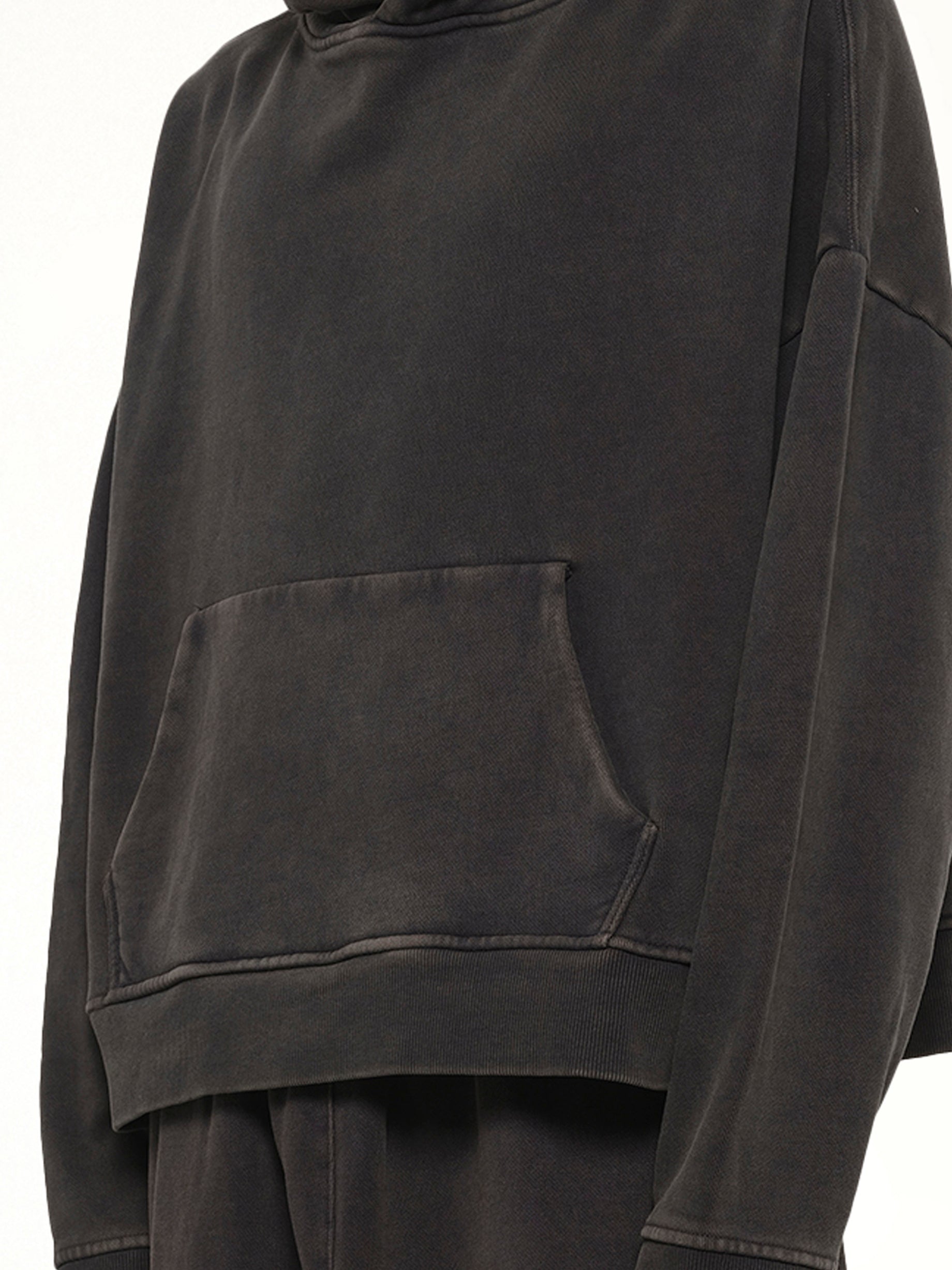 ENTIRE STUDIOS Heavy Hood in Washed Black from MARAIS