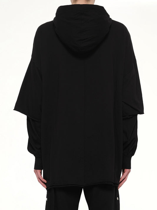 Tommy Hustler Hoodie in Black