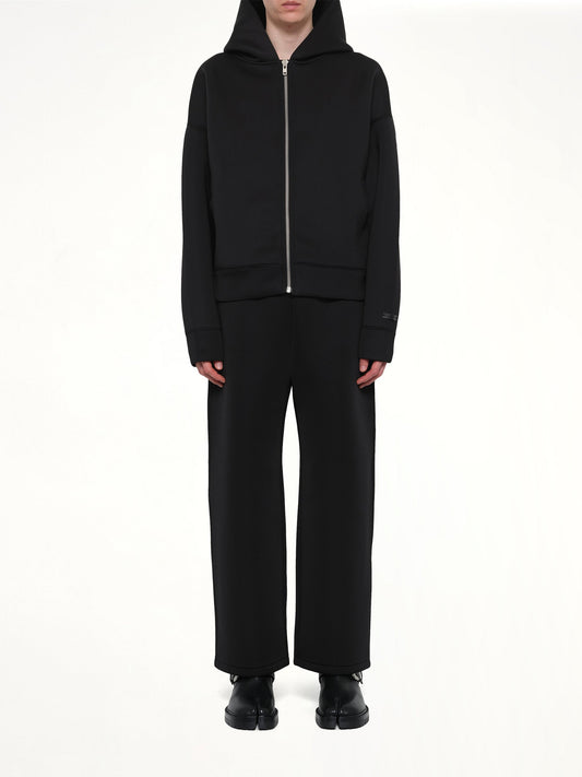 Scuba Zip Hood in Black