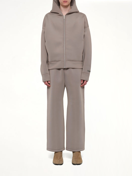 Scuba Zip Hood in Clay