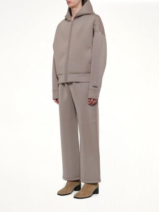 Scuba Zip Hood in Clay