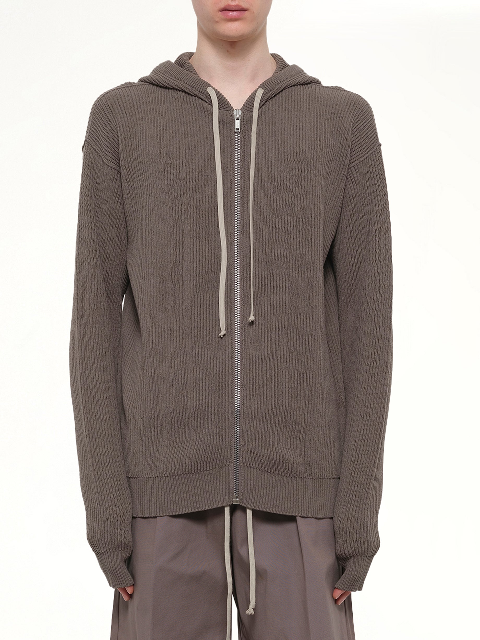 Zipped Hoodie in Dust