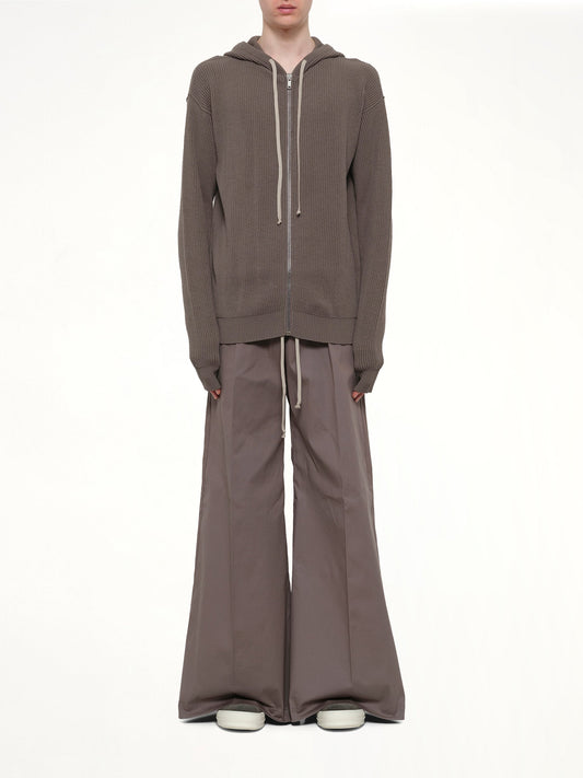 Zipped Hoodie in Dust