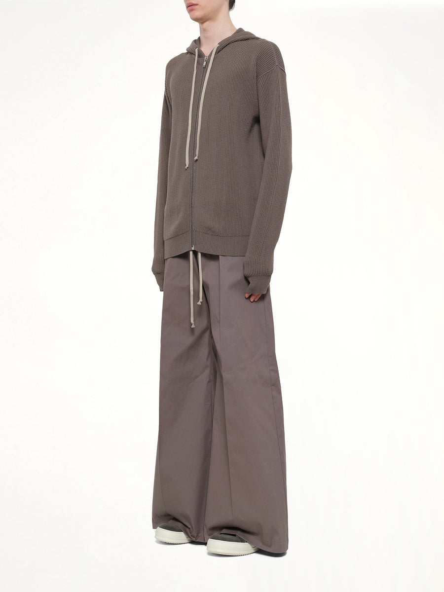 Zipped Hoodie in Dust