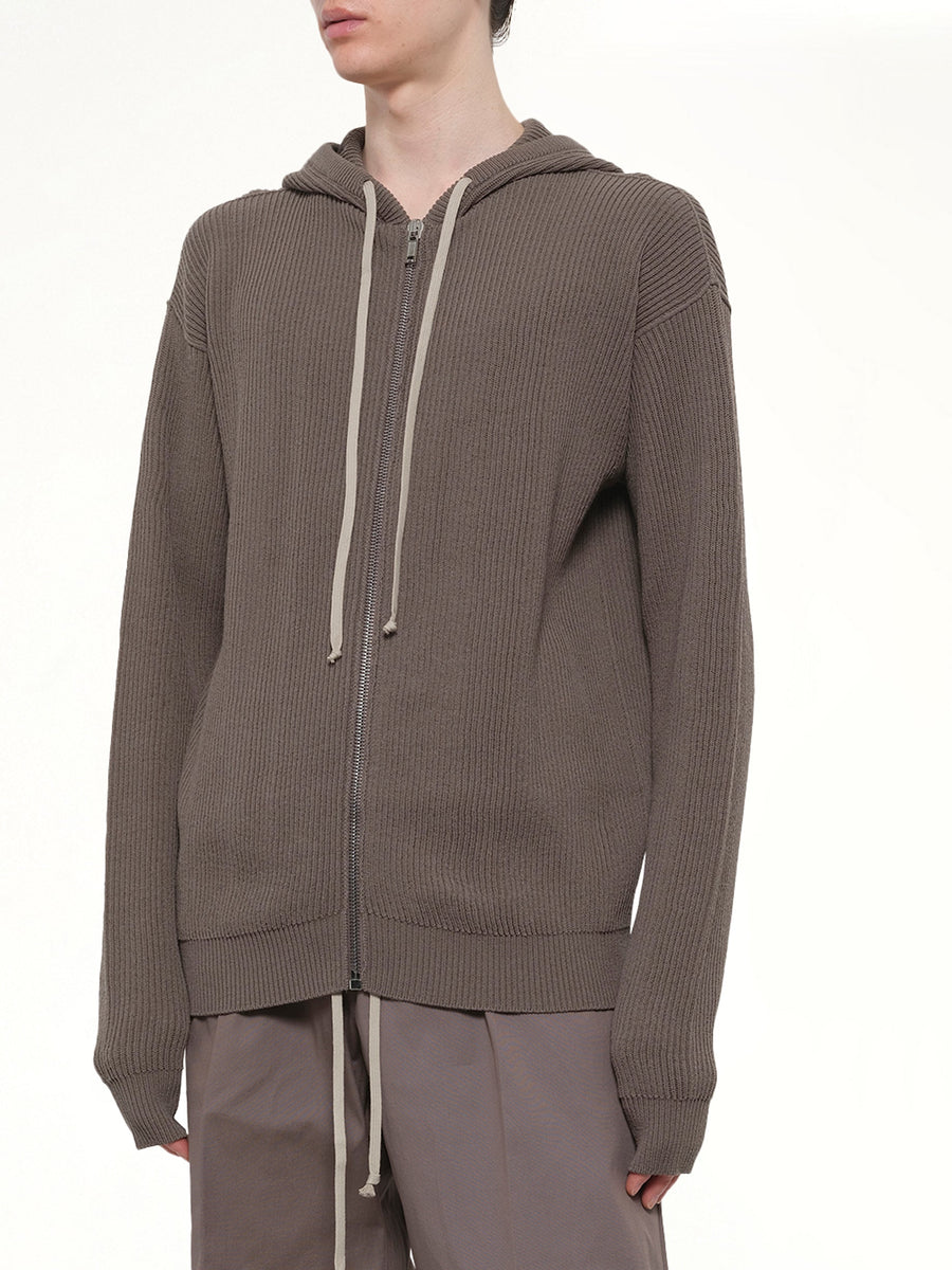 Zipped Hoodie in Dust