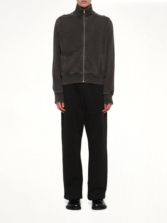 Standard Track Jacket in Washed Black