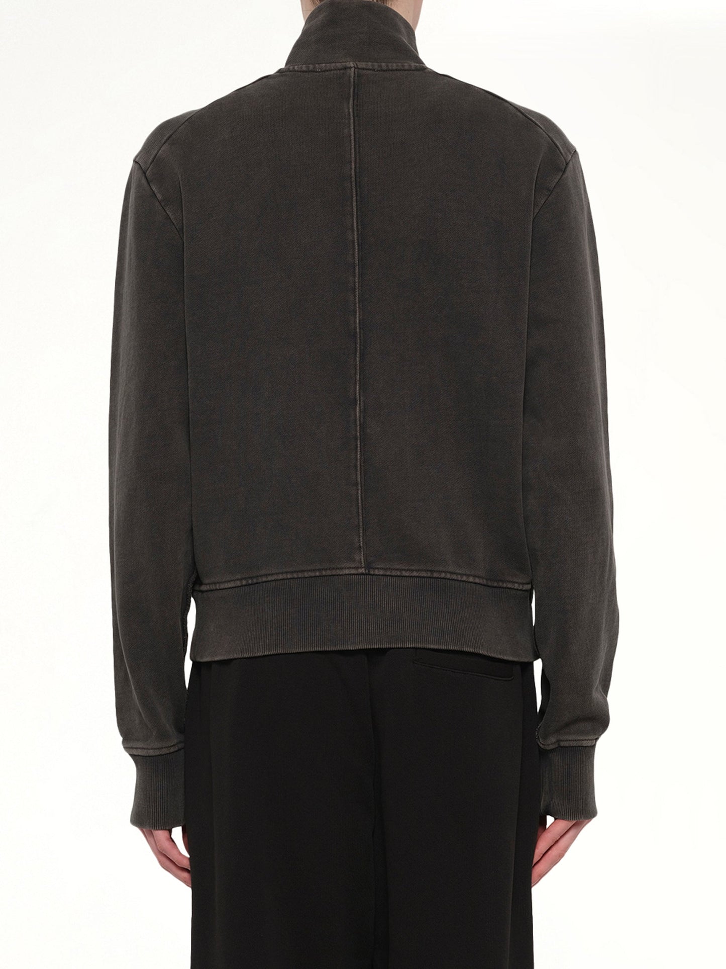 Standard Track Jacket in Washed Black