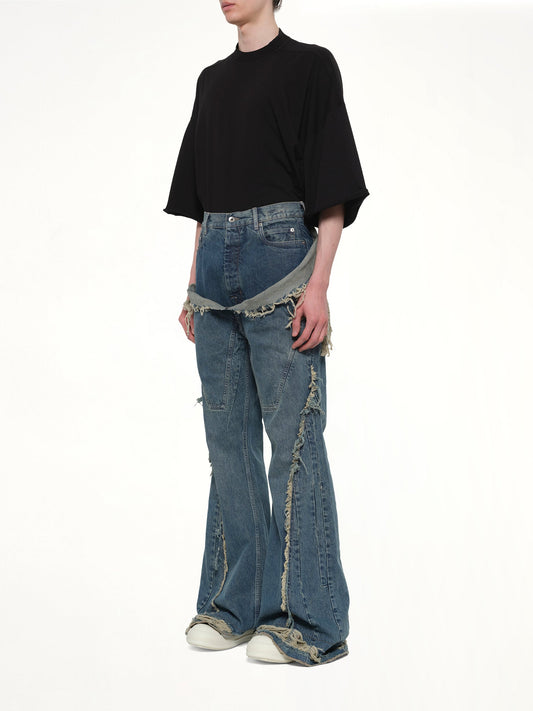 Slivered Bootcut in Washed Indigo
