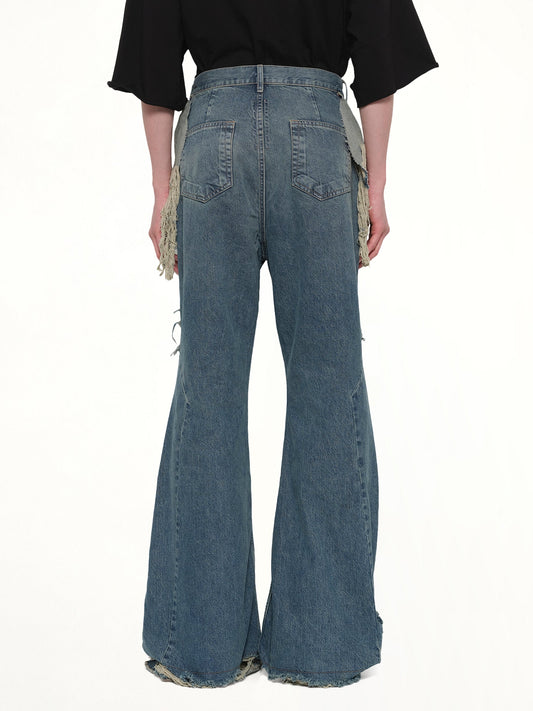 Slivered Bootcut in Washed Indigo