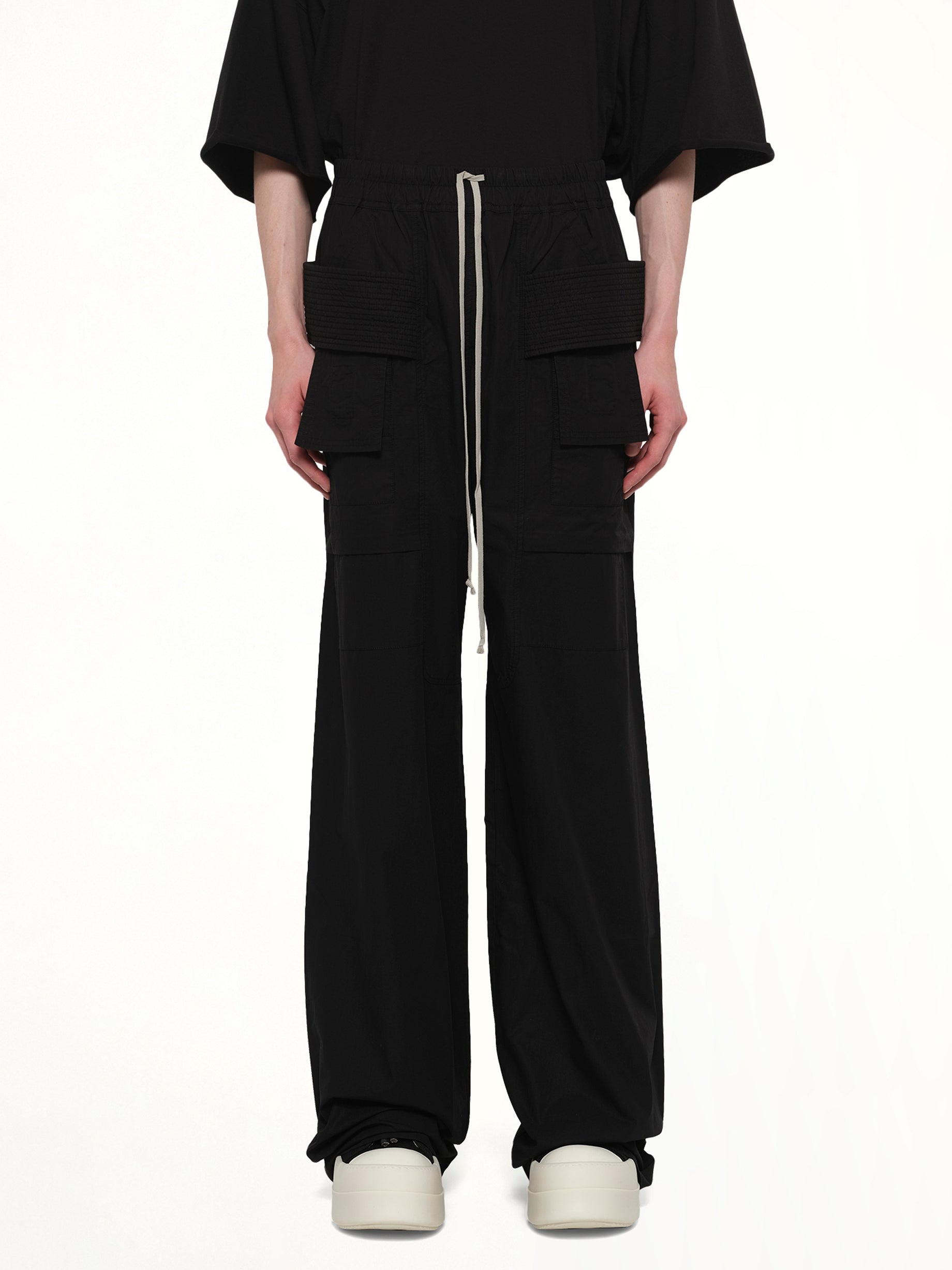 Creatch Wide Cargo Drawstring in Black