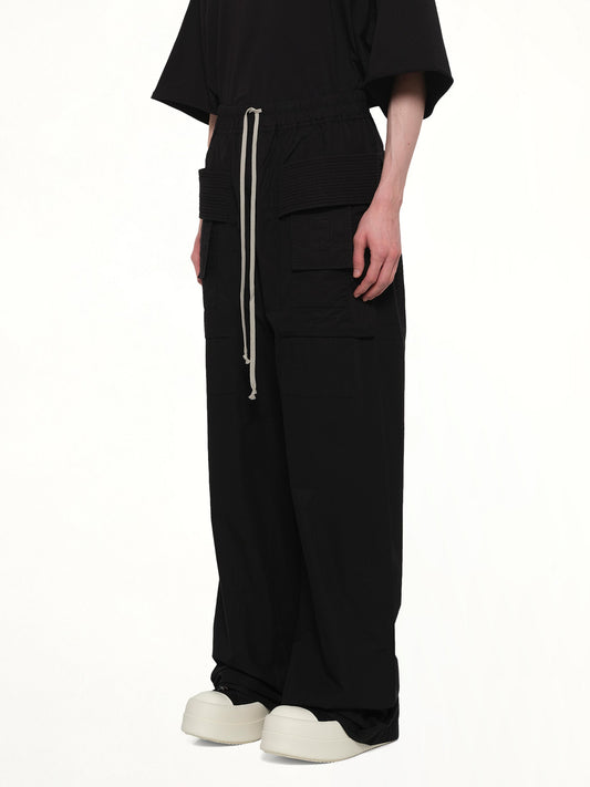 Creatch Wide Cargo Drawstring in Black