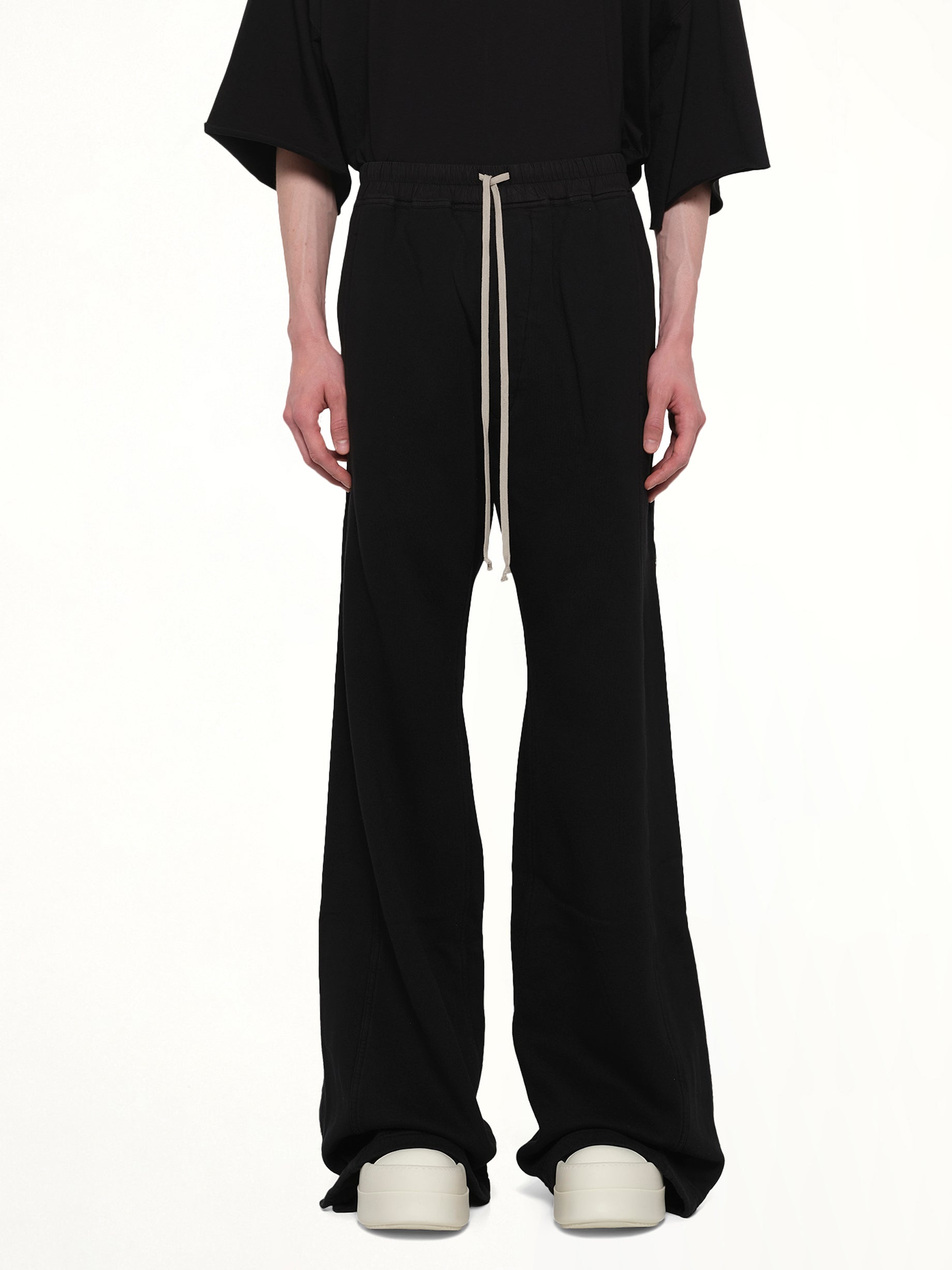 Wide Pusher Pants in Black