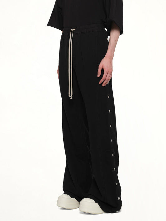 Wide Pusher Pants in Black