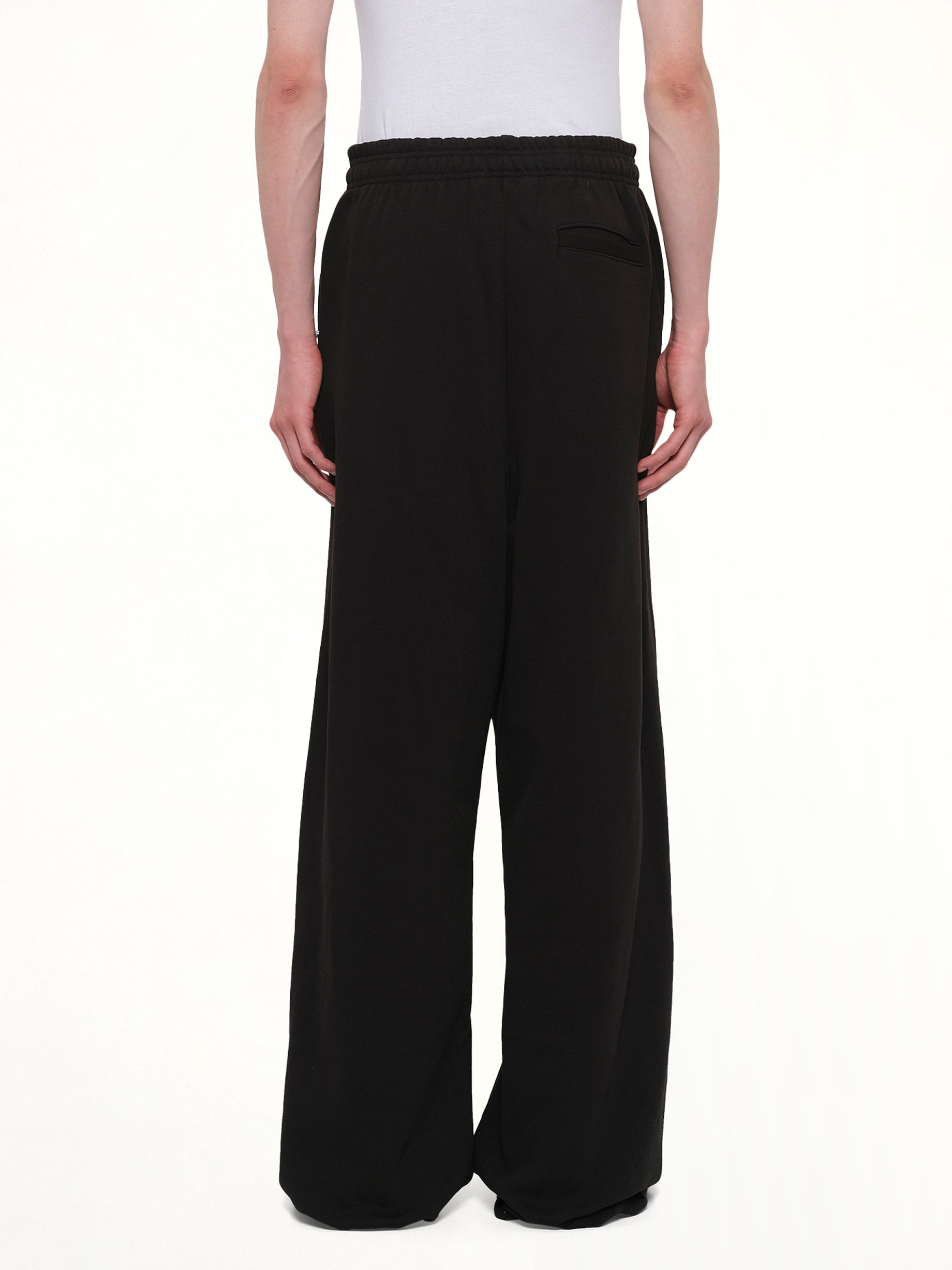 ENTIRE STUDIOS Full Sweatpant in Black Back View from MARAIS