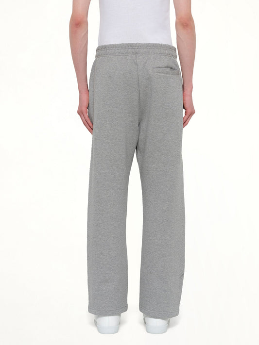 Straight Leg Sweatpant in Grey Marle