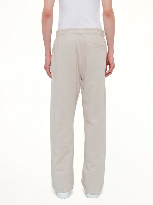 Straight Leg Sweatpant in Off White