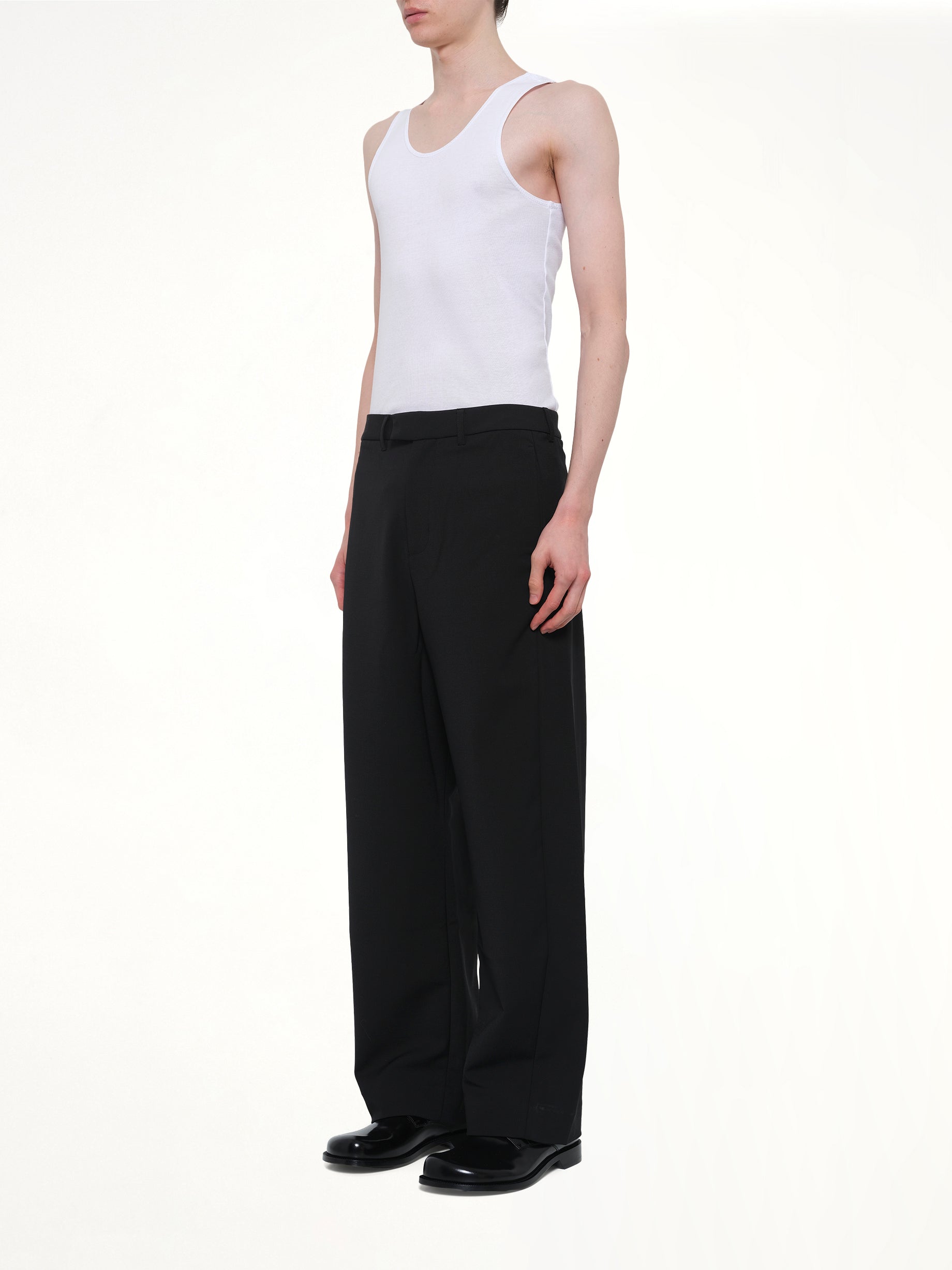 ENTIRE STUDIOS Lounge Curve Pant in Black Full Reference from MARAIS