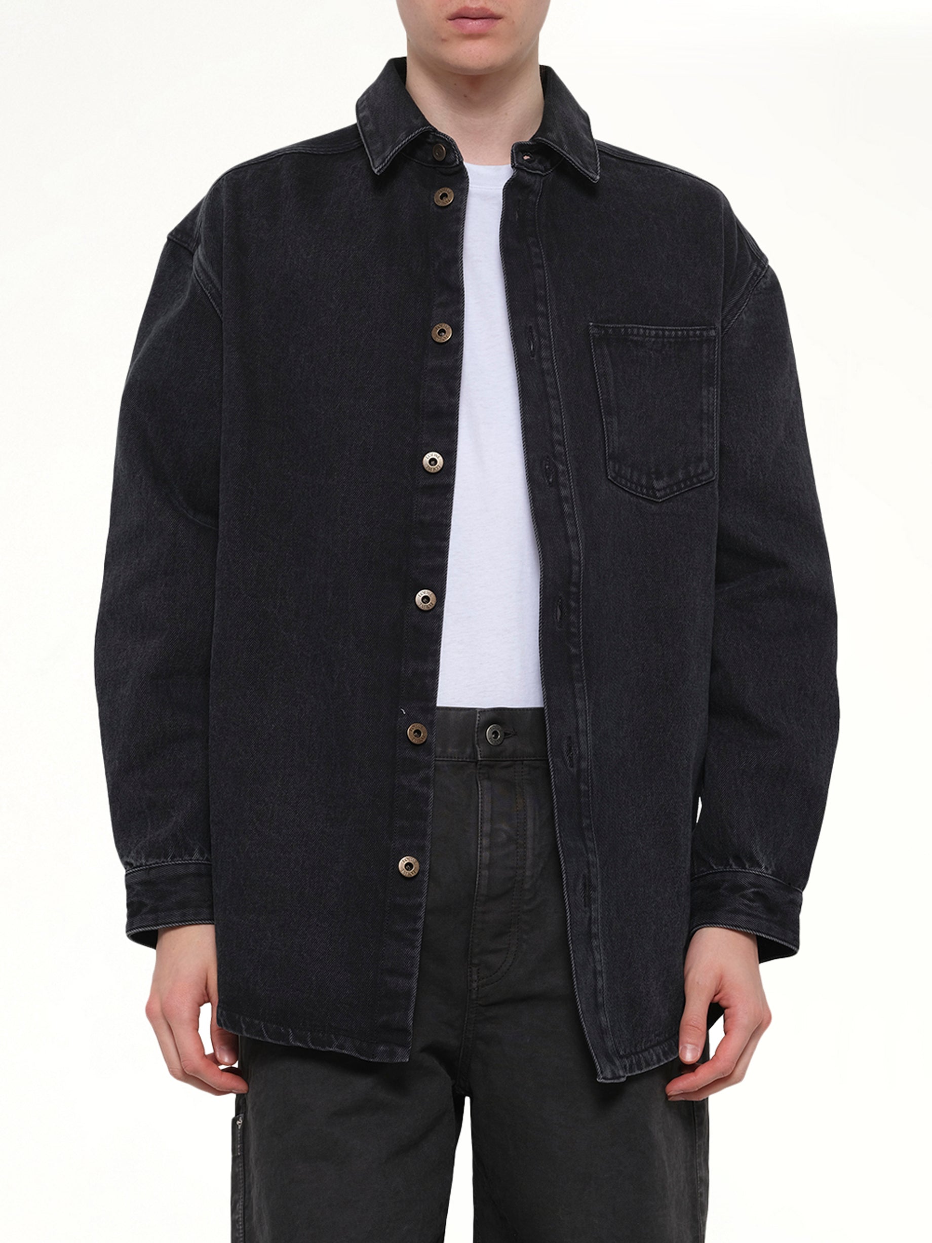 Anagram Overshirt in Black