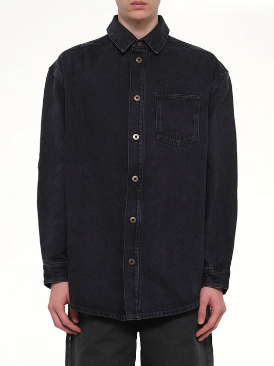 Anagram Overshirt in Black