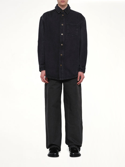 Anagram Overshirt in Black