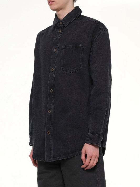 Anagram Overshirt in Black
